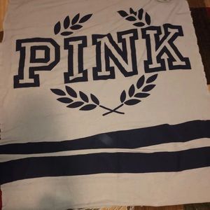 victoria secret pink blanket